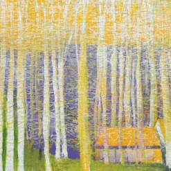 Pomegranate - Wolf Kahn: Among Birches - 500 Piece Jigsaw Puzzle Online