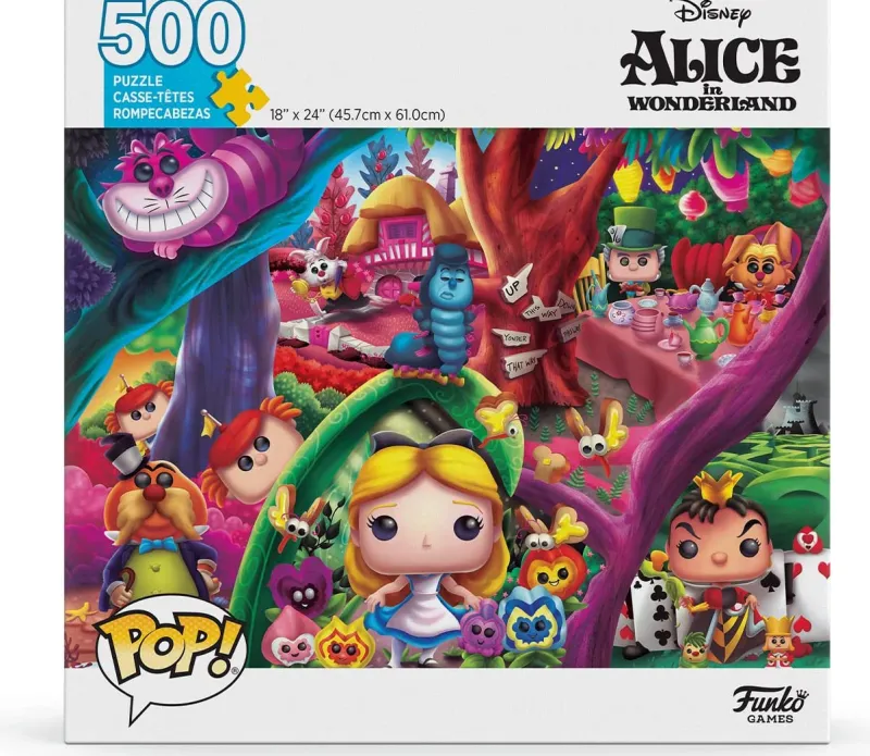 Funko Pop! Puzzles - Disney Alice in Wonderland - 500 Piece Jigsaw Puzzle Fashion