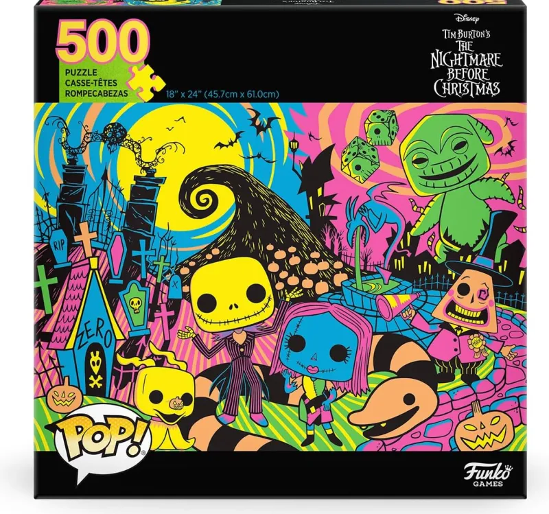 Funko Pop! Puzzles - Disney The Nightmare Before Christmas - 500 Piece Jigsaw Puzzle Hot