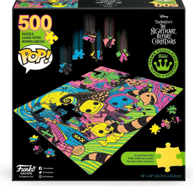 Funko Pop! Puzzles - Disney The Nightmare Before Christmas - 500 Piece Jigsaw Puzzle Hot