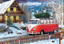 Eurographics *** Pre-Order *** - VW Christmas Bus Tin - 550 pieces Sale