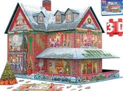 Eurographics *** Pre-Order *** - 3D Christmas House - 1100 Pieces New