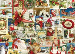Eurographics ** Pre-Order ** - Vintage Christmas Cards - 1000 Piece Jigsaw Puzzle Clearance