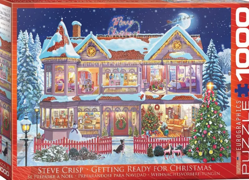 Eurographics ** Pre-Order ** - Getting Ready Christmas - 1000 Piece Jigsaw Puzzle Online