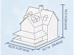Eurographics *** Pre-Order *** - 3D Christmas House - 1100 Pieces New