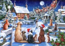 House of Puzzles ** Pre-Order ** HOP - No.19 - Santa Paws - BIG 500 Piece Fashion
