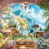 Ravensburger ** Pre-Order ** - Mediterranean Terrace View - 1000 Piece Clearance