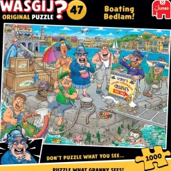 Wasgij ** Pre-Order ** Original 47 - Boating Bedlam! - 1000 Piece Jigsaw Puzzle Hot