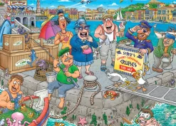 Wasgij ** Pre-Order ** Original 47 - Boating Bedlam! - 1000 Piece Jigsaw Puzzle Hot