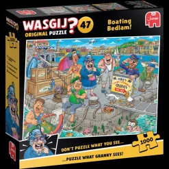Wasgij ** Pre-Order ** Original 47 - Boating Bedlam! - 1000 Piece Jigsaw Puzzle Hot