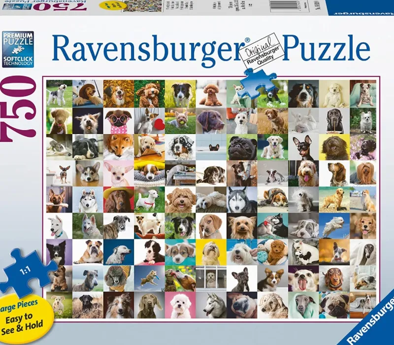 Ravensburger - 99 Lovable Dogs - 750 Piece Jigsaw Puzzle Fashion