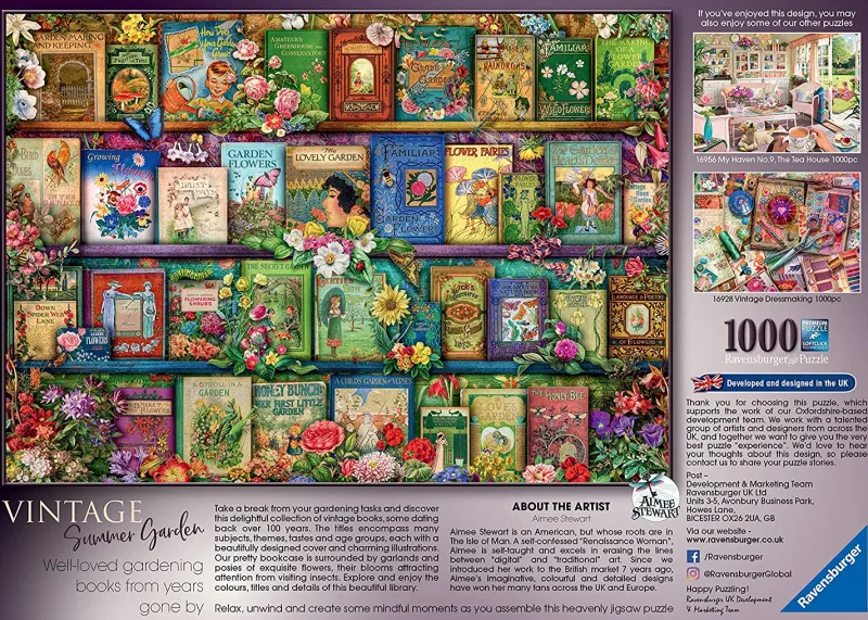 Ravensburger - Aimee Stewart: Vintage Summer Garden - 1000 Piece Jigsaw Puzzle Discount