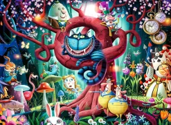 Ravensburger - Almost Everyone is Mad (Alice in Wonderland) - 1000 Piece Jigsaw Puzzle Outlet