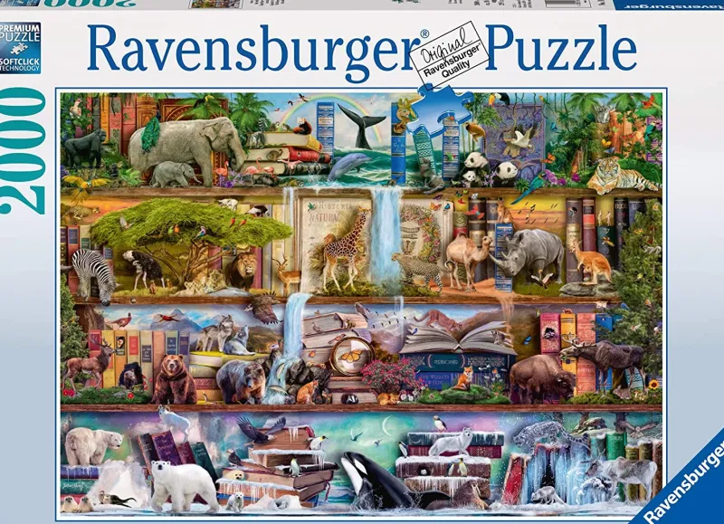Ravensburger - Amazing Animal Kingdom - 2000 Piece Jigsaw Puzzle Hot