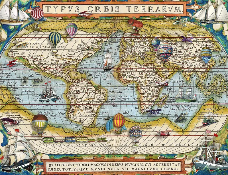 Ravensburger - Around the World - 2000 Piece Jigsaw Puzzle Hot