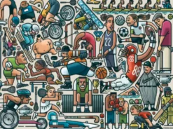 Ravensburger - Athletic Fit - 750 Piece Jigsaw Puzzle Sale
