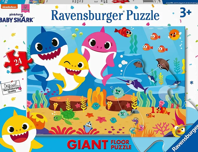 Ravensburger - Baby Shark - 24 Piece Giant Floor Jigsaw Puzzle New