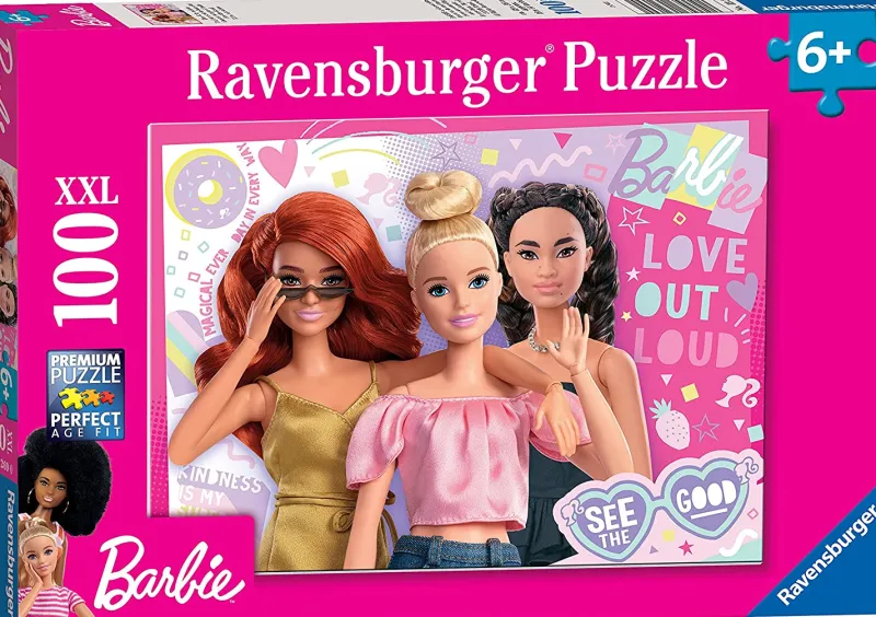 Ravensburger - Barbie - 100 Extra Large Piece Jigsaw Puzzle Clearance