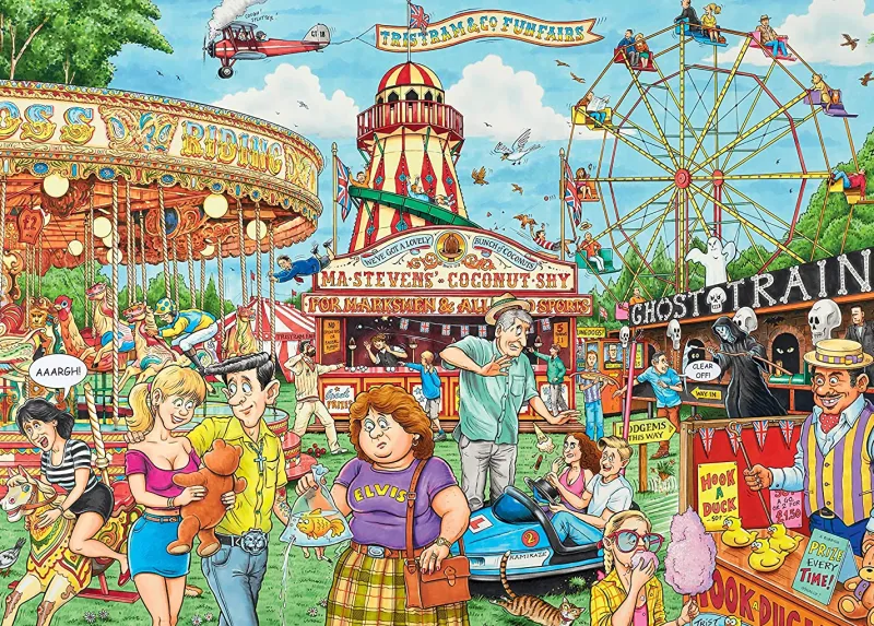 Ravensburger - Best of British No.21 The Fairground - 1000 Piece Jigsaw Puzzle Discount