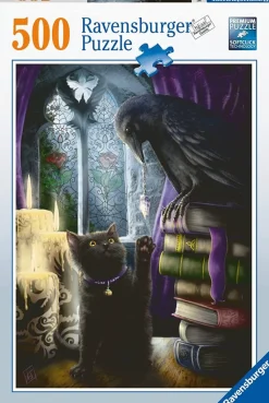 Ravensburger - Black Cat and Raven - 500 Piece Jigsaw Puzzle Discount