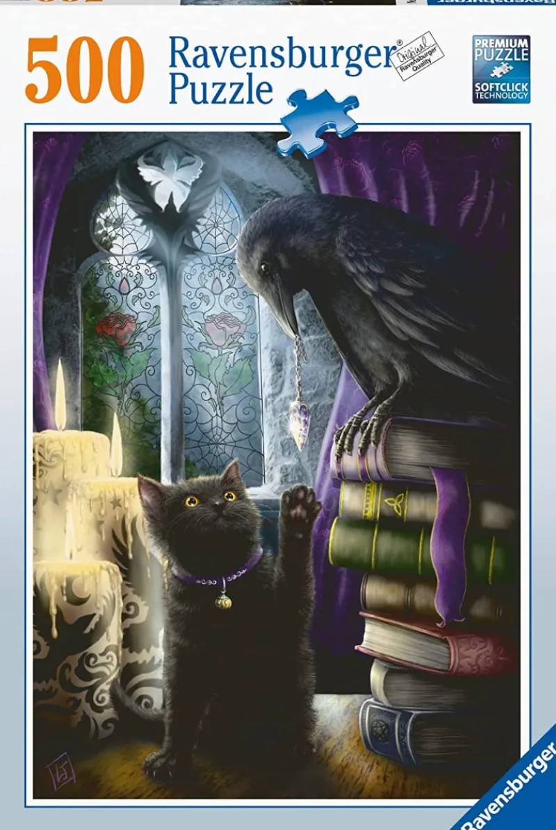 Ravensburger - Black Cat and Raven - 500 Piece Jigsaw Puzzle Discount