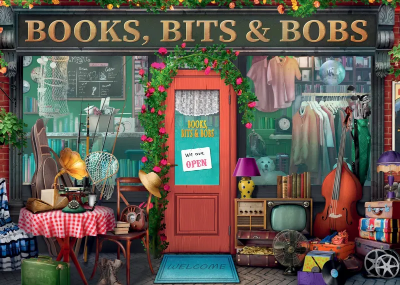 Ravensburger - Books, Bits & Bobs - 1000 Piece Jigsaw Puzzle Outlet