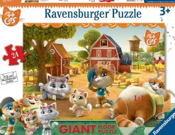 Ravensburger 44 Cats - 24 Piece Giant Floor Jigsaw Puzzle Hot