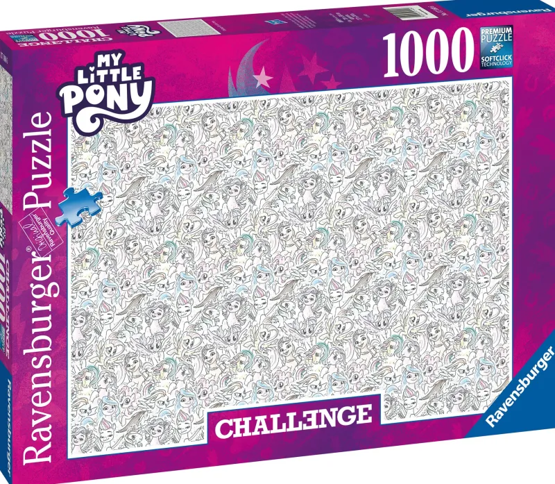 Ravensburger - Challenge - My Little Pony - 1000 Piece Jigsaw Puzzle New