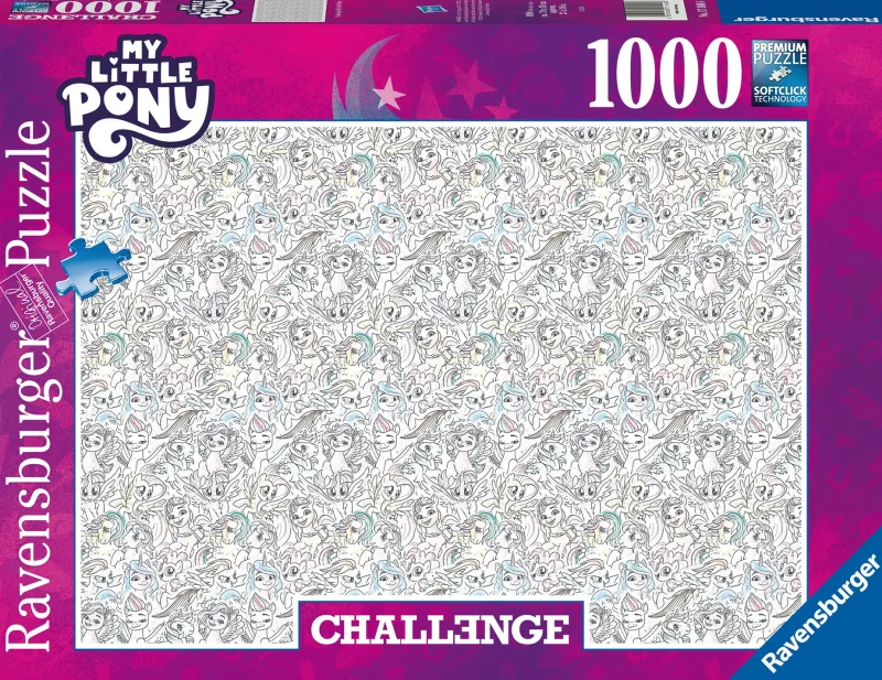Ravensburger - Challenge - My Little Pony - 1000 Piece Jigsaw Puzzle New