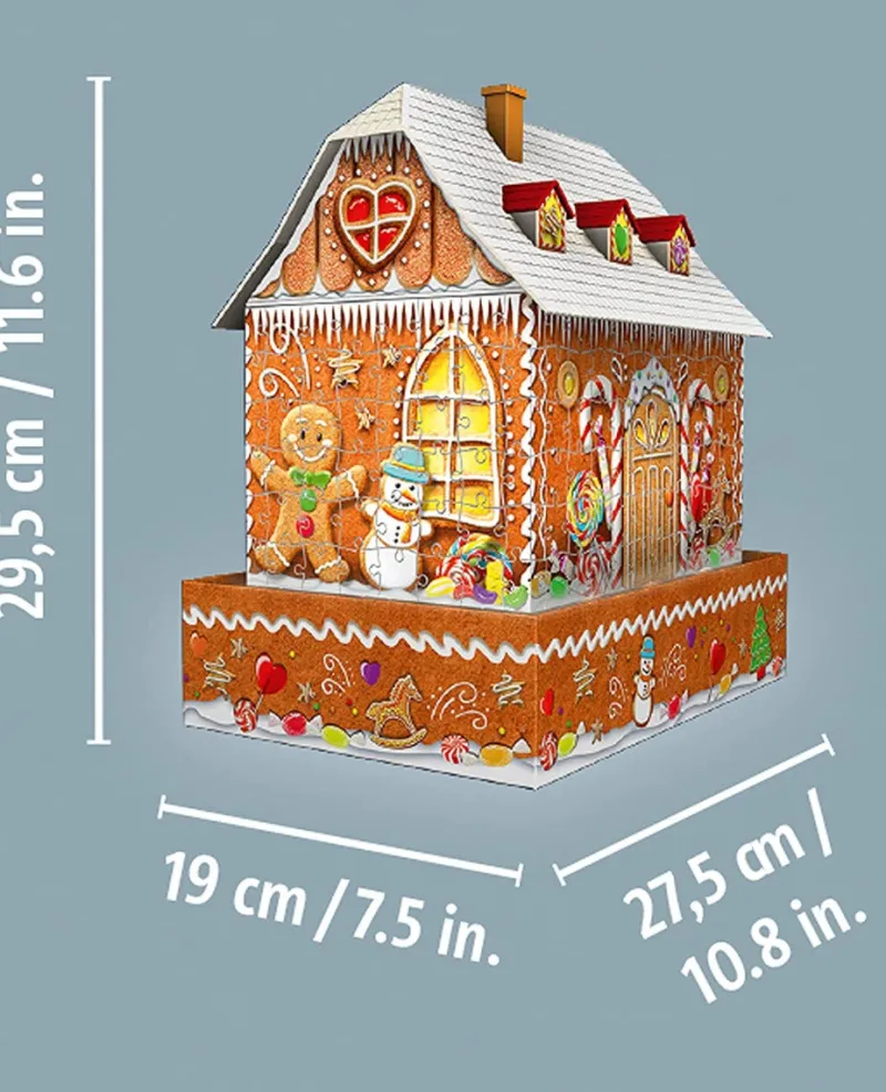 Ravensburger - Christmas Gingerbread House - 216 Piece 3D Jigsaw Puzzle Sale