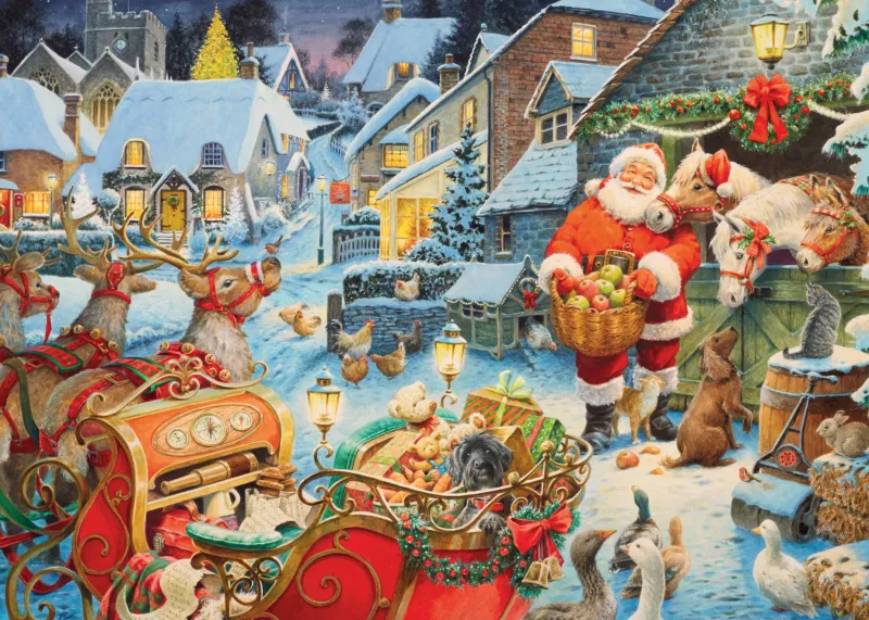 Ravensburger - Christmas Puzzle "Almost Done" Limited Edition No.27 2023 - 1000 Piece Jigsaw Puzzle Best