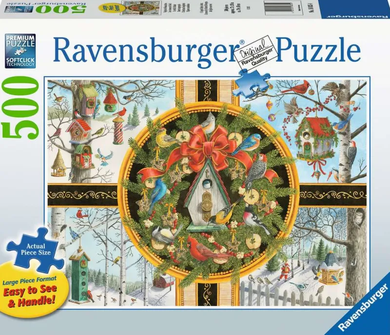 Ravensburger - Christmas Songbirds - Extra Large 500 Piece Jigsaw Puzzle Hot