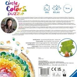 Ravensburger - Circle of Colours - Pizza - 500 Piece Jigsaw Puzzle Online