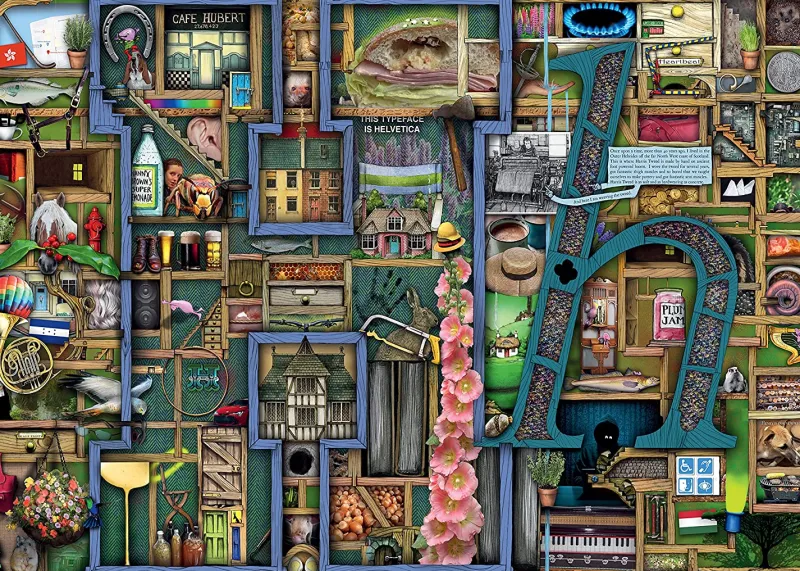 Ravensburger - Colin Thompson: Awesome Alphabet "H" - 1000 Piece Jigsaw Puzzle Outlet