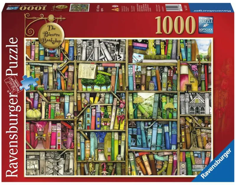 Ravensburger - Colin Thompson - The Bizarre Bookshop - 1000 Piece Jigsaw Puzzle Outlet