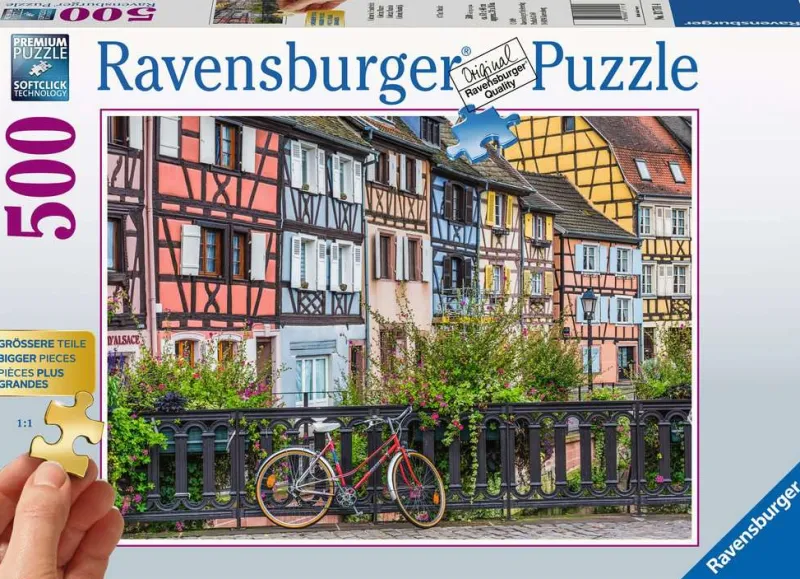 Ravensburger - Colmar, France - 500 Extra Large Piece Jigsaw Puzzle Fashion