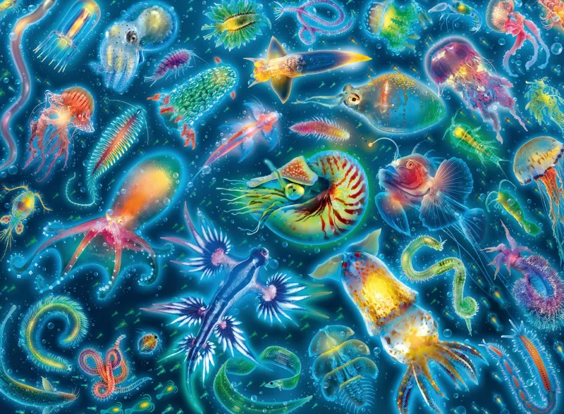 Ravensburger - Colourful Underwater Species - 500 Piece Jigsaw Puzzle Online