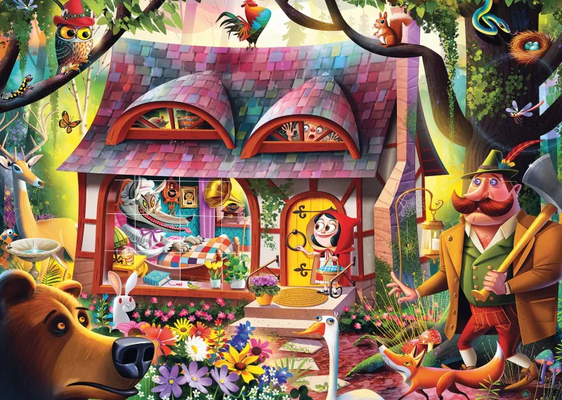 Ravensburger - Come in, Red Riding Hood - 1000 Piece Jigsaw Puzzle Fashion