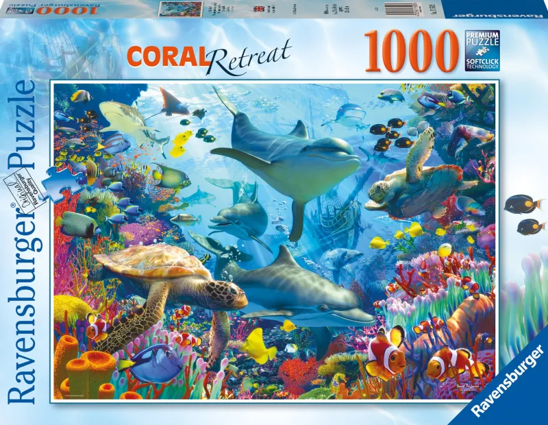 Ravensburger - Coral Retreat - 1000 Piece Jigsaw Puzzle Outlet