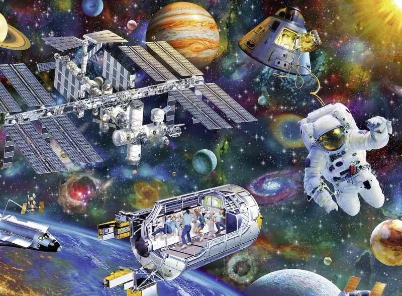 Ravensburger - Cosmic Exploration - 200 XXL Piece Jigsaw Puzzle New