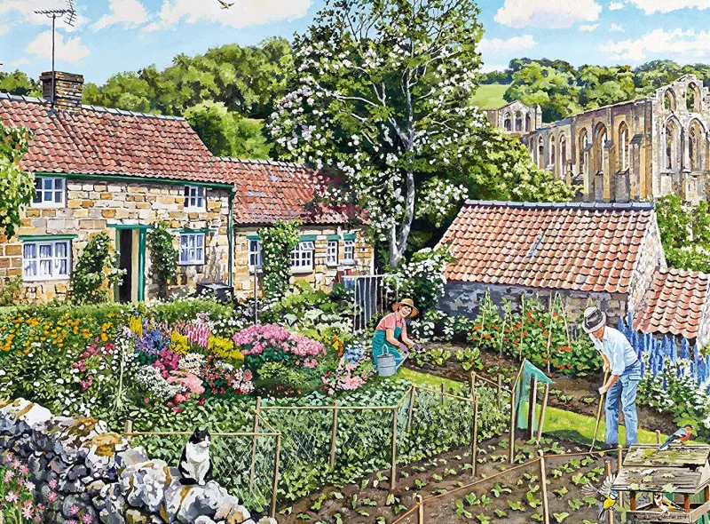 Ravensburger - Cosy Cottages - North Yorkshire - 2x 500 Piece Jigsaw Puzzles Best