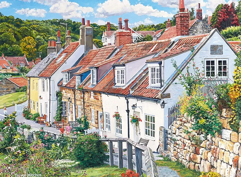 Ravensburger - Cosy Cottages - North Yorkshire - 2x 500 Piece Jigsaw Puzzles Best