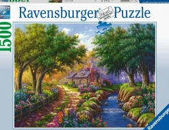 Ravensburger - Cottage by the River - 1500 Piece Jigsaw Puzzle Discount