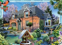 Ravensburger - Country Cottage Collection - Snowdrop Cottage - 1000 Piece Jigsaw Puzzle Outlet