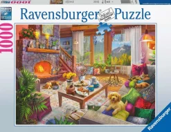 Ravensburger - Cozy Cabin - 1000 Piece Jigsaw Puzzle Online