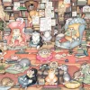 Ravensburger - Crazy Cats - Bingley's Bookclub - 1000 Piece Jigsaw Puzzle Outlet