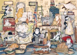 Ravensburger - Crazy Cats Vintage No.8 Go Salvage Hunting - 1000 Piece Jigsaw Puzzle Sale
