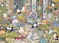 Ravensburger - Crazy Cats The Good Life - 500 Piece Jigsaw Puzzle Outlet