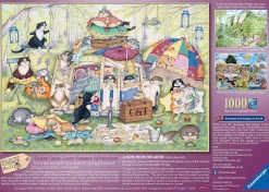 Ravensburger - Crazy Cats - Lazy Summer Afternoon - 1000 Piece Jigsaw Puzzle Fashion
