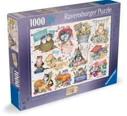 Ravensburger - Crazy Cats - A Cat's Year - 1000 Piece Sale